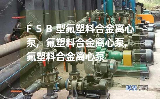 FSB型氟塑料合金离心泵,氟塑料合金离心泵,氟塑料合金离心泵