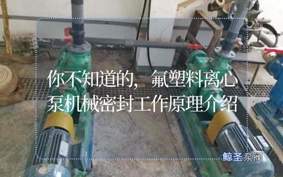 你不知道的，氟塑料离心泵机械密封工作原理介绍