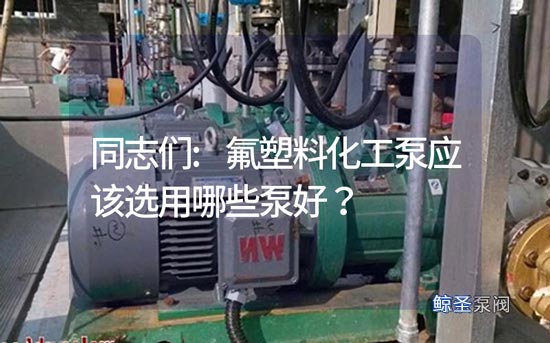 同志们:氟塑料化工泵应该选用哪些泵好?