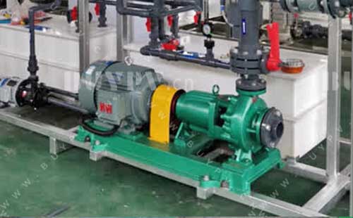 江苏南京衬氟IHF有机膜废酸回收处理装置泵案例